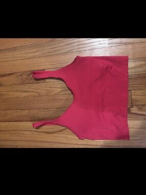 Gilly Hicks Hot Pink Crop Tank Top